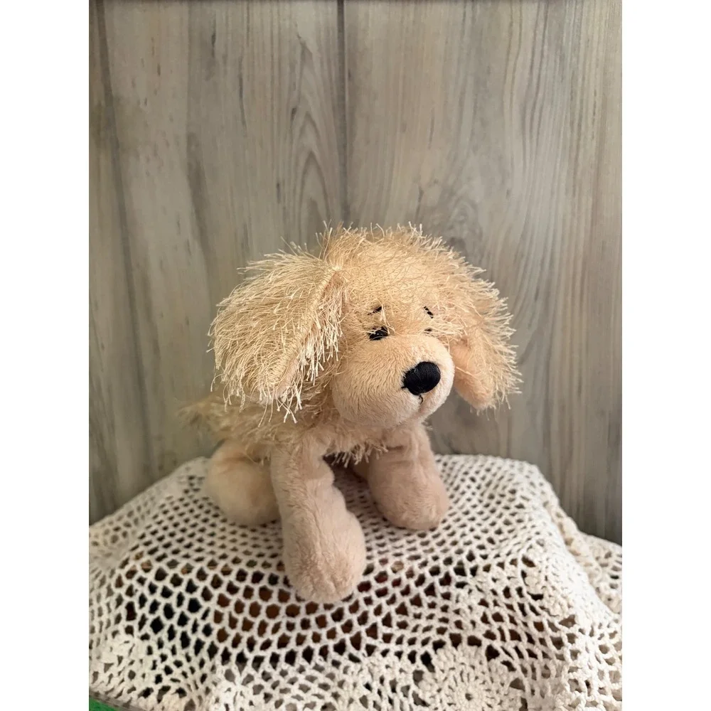 Ganz Webkinz Golden Retriever Plush Tan Shaggy Dog Stuffed Animal W Logo HS012